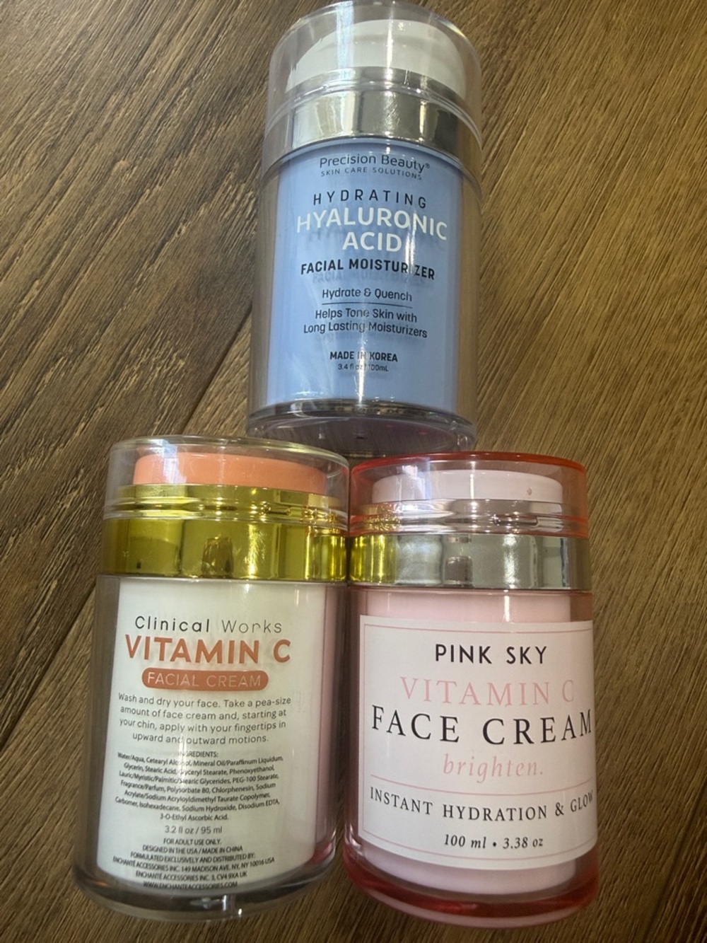 Hydrating Hyaluronic Acid Facial Moisturizer - Light Blue. (Bundle)